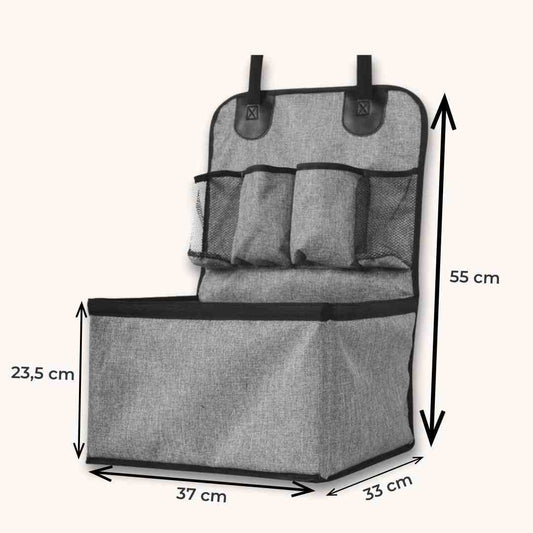 housse chien siege avant voiture GRAY