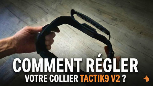 Comment régler le collier TactiK9 v2 ?