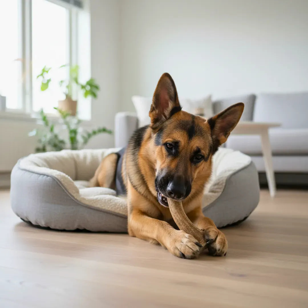 Bois de cerf pour chien : Mastication saine et durable