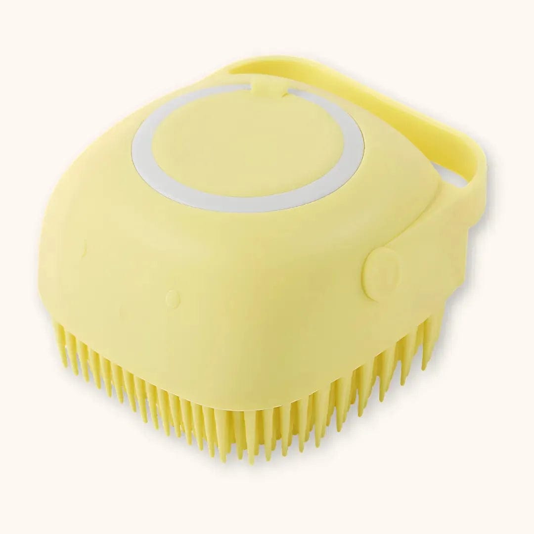 Brosse de Lavage pour Chien - CleanBrush Jaune