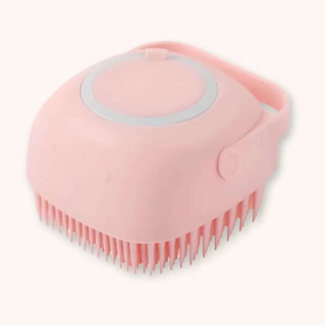 Brosse de Lavage pour Chien - CleanBrush Rose