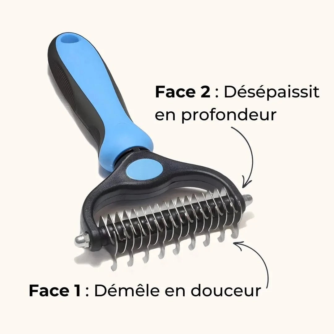 Brosse étrille pour chien – Démêlage efficace sans douleur