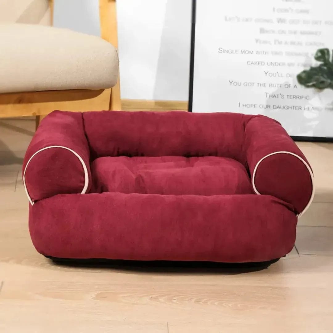 Canapé pour Chien - CoconSofa Bordeaux Profond / S