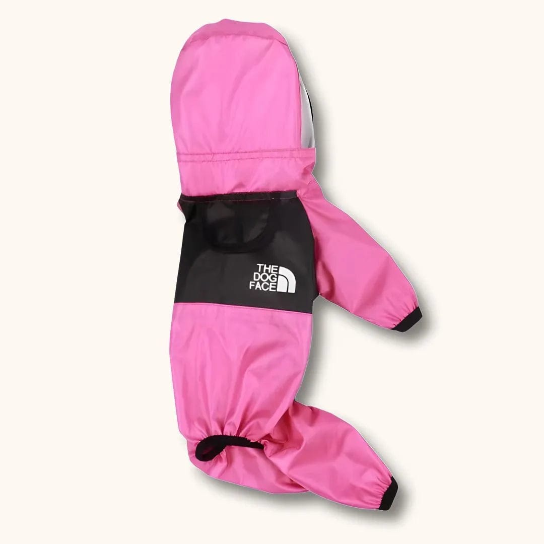 Combinaison de Pluie pour Chien avec Capuche Intégrée Rose / XS