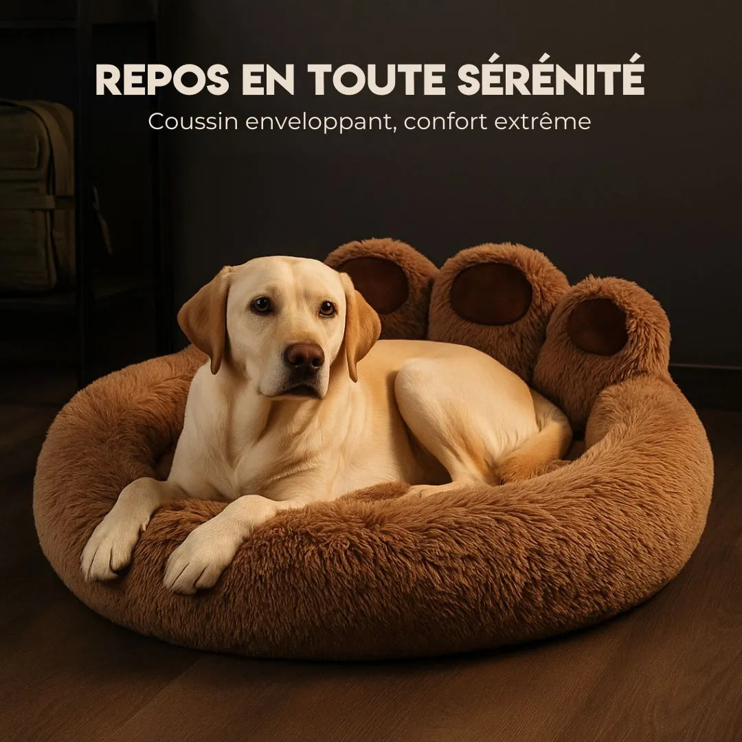 Coussin douillet pour chien - CosyPatte | Design en forme de patte