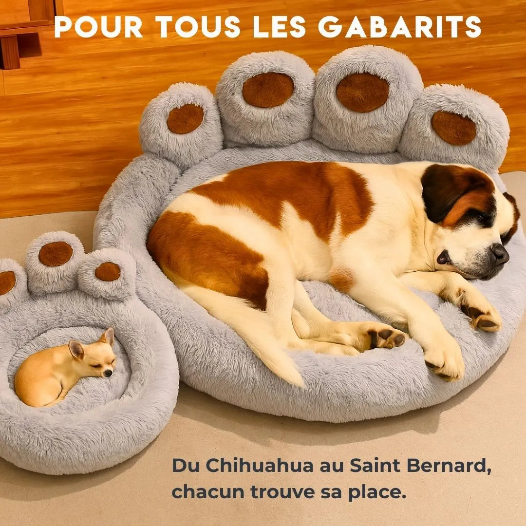 Coussin douillet pour chien - CosyPatte | Design en forme de patte