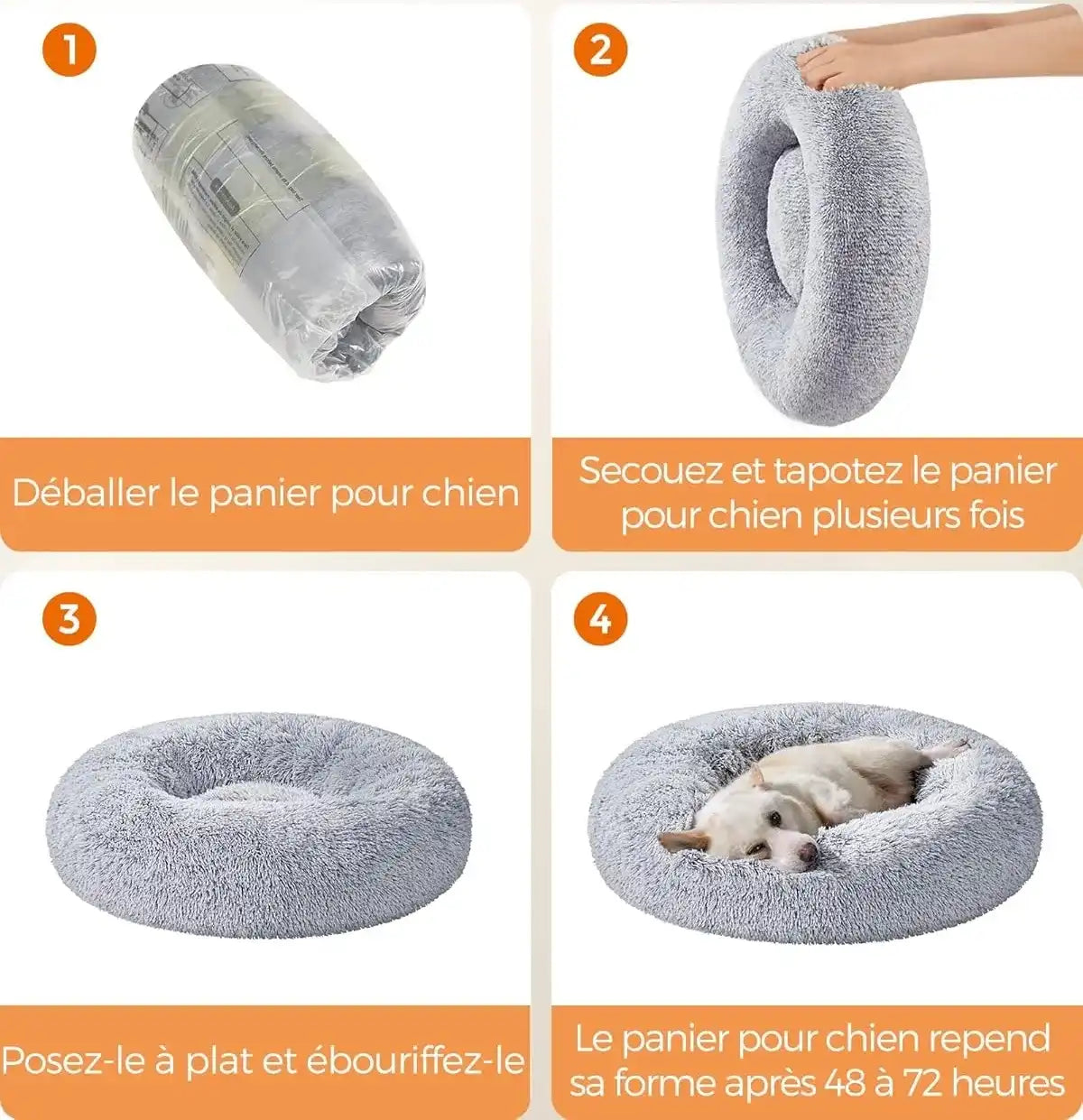 Déballage coussin apaisant chien - CoconRelax