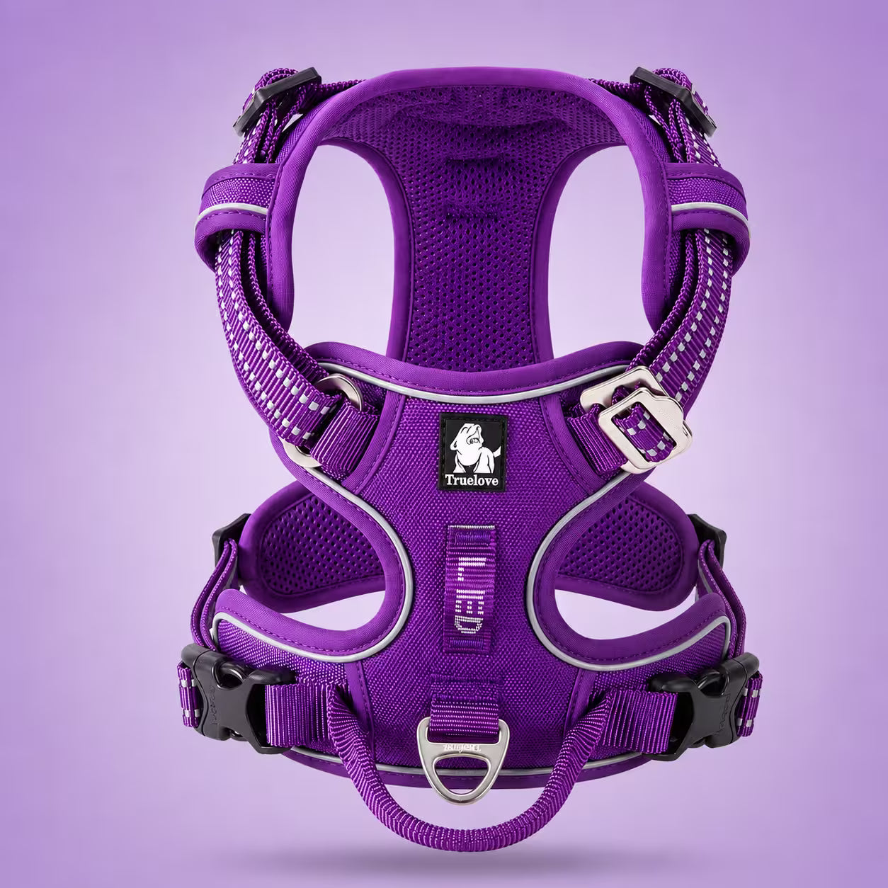Harnais Chien Anti-Traction en Y - Qualité Pro | K9 Unit Violet / XS