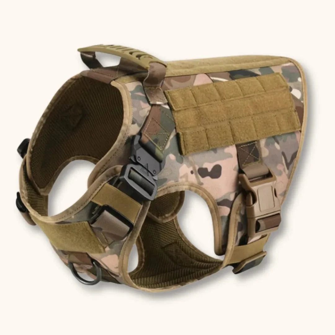 Harnais tactique chien - TactiK9 Pro | K9 Unit Camo Élite / S