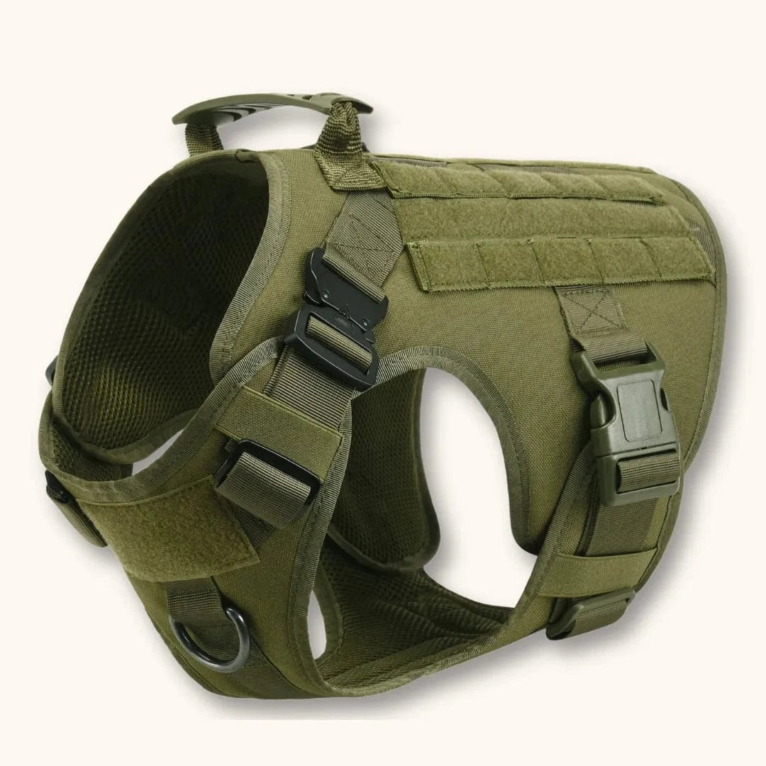 Harnais tactique chien - TactiK9 Pro | K9 Unit Vert Commando / S