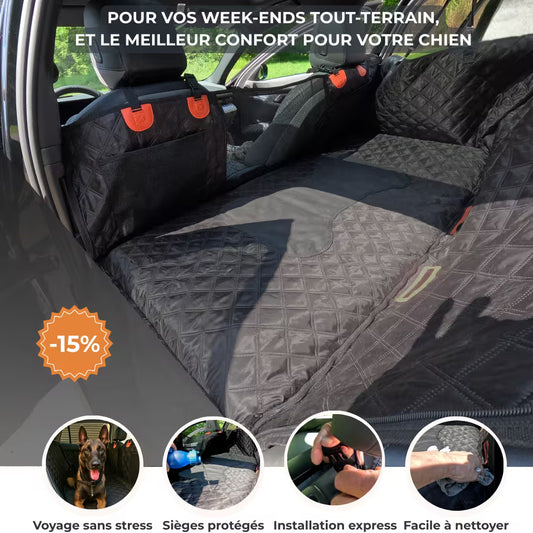 Housse voiture chien matelas gonflable - K9 GuardShield+