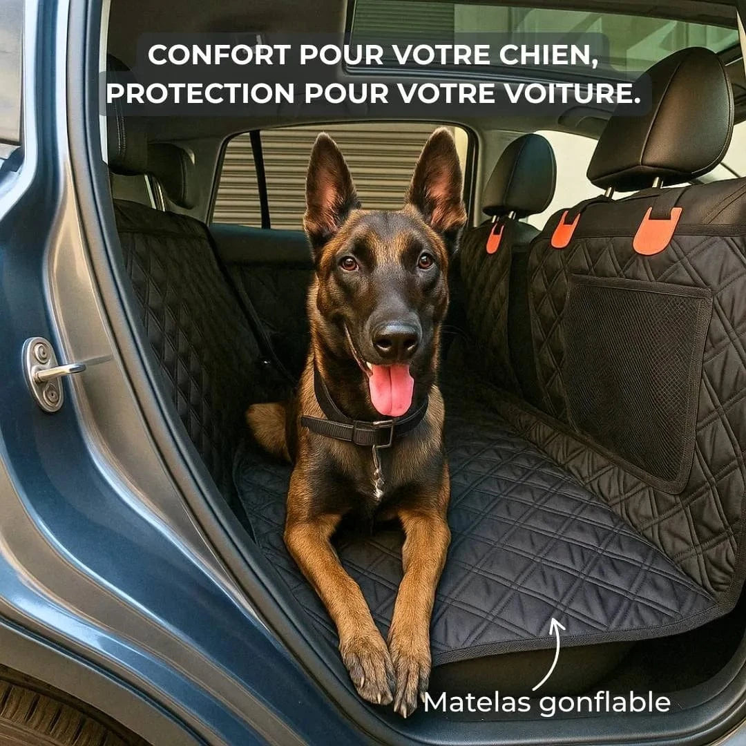 Housse voiture chien matelas gonflable - K9 GuardShield+ M