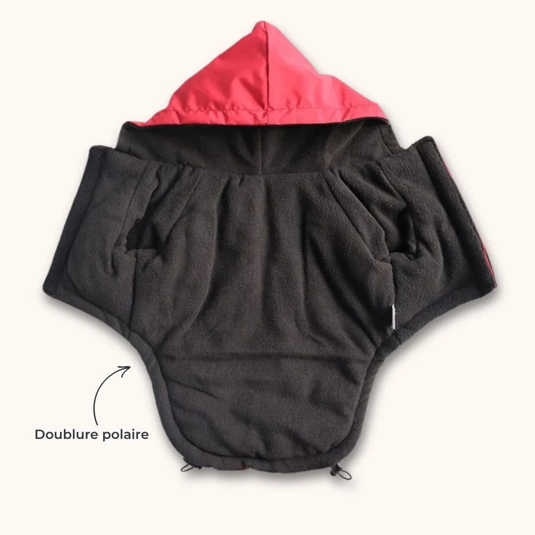 Veste à capuche pour chien - Chaude et pratique