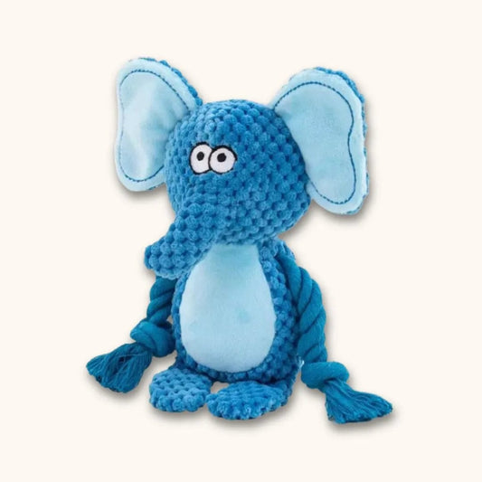 Peluche Éléphant pour Chien - Jouet Doux et Durable