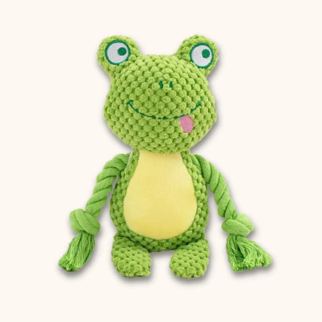 Peluche Grenouille Verte pour Chien - Douce et Apaisante